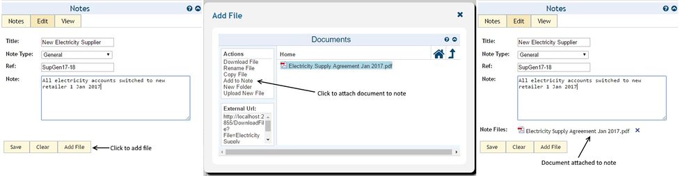 Attaching a document